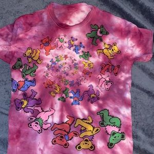 Grateful Dead Tie Dye Bears Shirt Custom Made